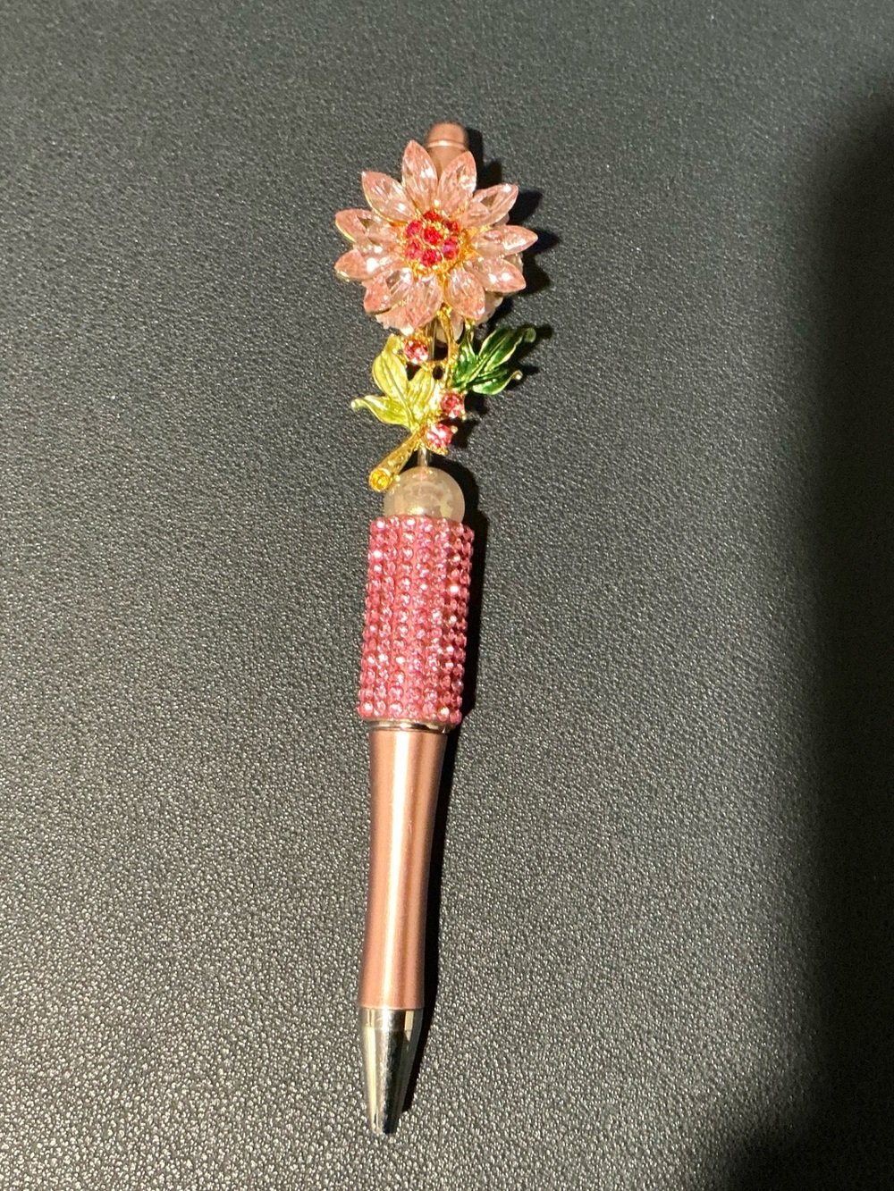 Handmade Pink Flower Pen